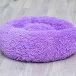 Hlopaw Dog Beds for Small Dogs – Round Plush Pet Nest Mat, Calming Donut Puppy & Cat Bed