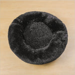 Hlopaw Dog Beds for Small Dogs – Round Plush Pet Nest Mat, Calming Donut Puppy & Cat Bed