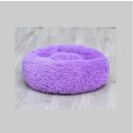 Hlopaw Dog Beds for Small Dogs – Round Plush Pet Nest Mat, Calming Donut Puppy & Cat Bed