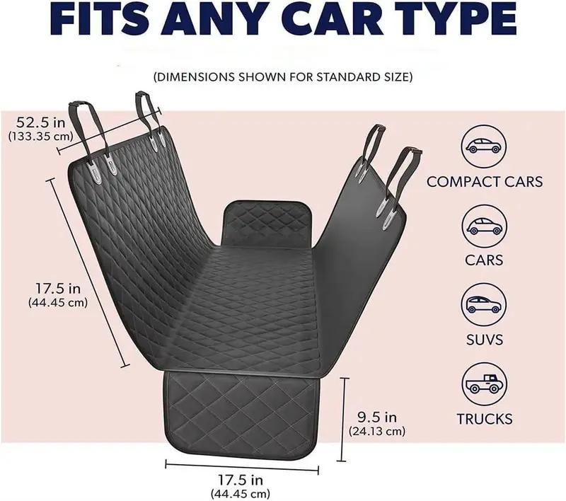 Orange Single-layer Hard Board Rear Seat Pet Travel Car Pet Mat Pet Car Bed