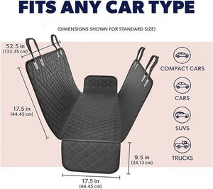 Orange Single-layer Hard Board Rear Seat Pet Travel Car Pet Mat Pet Car Bed